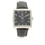 A GENTLEMAN'S STAINLESS STEEL TAG HEUER MONACO AUTOMATIC WRIST WATCH CIRCA 2010, REF. WW2110-0 D: