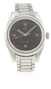 A RARE GENTLEMAN'S STAINLESS STEEL OMEGA SEAMASTER P.A.F. BRACELET WATCH DATED 1964, REF. ST 135.004