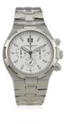 A GENTLEMAN'S STAINLESS STEEL VACHERON CONSTANTIN OVERSEAS CHRONOGRAPH BRACELET WATCH DATED 2013,