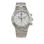 A GENTLEMAN'S STAINLESS STEEL VACHERON CONSTANTIN OVERSEAS CHRONOGRAPH BRACELET WATCH DATED 2013,