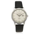 A RARE GENTLEMAN'S STAINLESS STEEL IWC INGENIEUR WRIST WATCH DATED 1965, REF. 666A WITH IWC BOX &