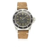 A RARE GENTLEMAN'S STAINLESS STEEL ROLEX TUDOR OYSTER PRINCE SUBMARINER WRIST WATCH CIRCA 1960, REF.