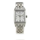 A GENTLEMAN'S STAINLESS STEEL JAEGER LECOULTRE REVERSO GRAN SPORT BRACELET WATCH CIRCA 2004, REF.