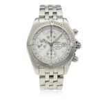 A GENTLEMAN'S STAINLESS STEEL BREITLING EVOLUTION CHRONOMAT CHRONOGRAPH BRACELET WATCH CIRCA 2008,