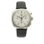 A RARE GENTLEMAN'S STAINLESS STEEL HEUER CAMARO CHRONOGRAPH WRIST WATCH CIRCA 1960s, REF. 7220S D: