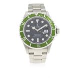 A GENTLEMAN'S STAINLESS STEEL ROLEX OYSTER PERPETUAL DATE SUBMARINER BRACELET WATCH CIRCA 2004, REF.