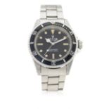 A RARE GENTLEMAN'S STAINLESS STEEL ROLEX OYSTER PERPETUAL SUBMARINER COMEX BRACELET WATCH CIRCA