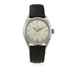 A GENTLEMAN'S STAINLESS STEEL ROLEX TUDOR OYSTER WRIST WATCH CIRCA 1962, REF. 7934 D: Silver dial