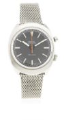 A GENTLEMAN'S STAINLESS STEEL OMEGA CHRONOSTOP BRACELET WATCH CIRCA 1969, REF. 146.009 / 146.010