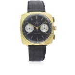 A GENTLEMAN'S GOLD PLATED BREITLING TOP TIME CHRONOGRAPH WRIST WATCH CIRCA 1970, REF. 2009 D: