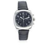 A GENTLEMAN'S STAINLESS STEEL TAG HEUER MONZA CALIBRE 36 CHRONOGRAPH WRIST WATCH CIRCA 2005 D: Black