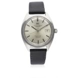 A GENTLEMAN'S STAINLESS STEEL IWC YACHT CLUB AUTOMATIC WRIST WATCH CIRCA 1970, REF. 811 AD D: Silver