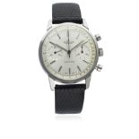 A GENTLEMAN'S STAINLESS STEEL BREITLING TOP TIME CHRONOGRAPH WRIST WATCH CIRCA 1960s, REF. 2002 D: