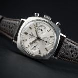 A RARE GENTLEMAN'S STAINLESS STEEL HEUER CAMARO CHRONOGRAPH WRIST WATCH CIRCA 1960s, REF. 7220S D: