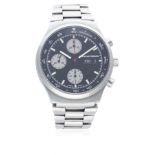 A GENTLEMAN'S STAINLESS STEEL ETERNA PORSCHE DESIGN AUTOMATIC CHRONOGRAPH BRACELET WATCH CIRCA