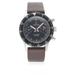 A GENTLEMAN’S STAINLESS STEEL CROTON CHRONOMASTER AVIATOR SEA DIVER CHRONOGRAPH WRIST WATCH CIRCA