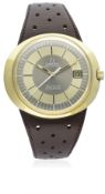 A RARE GENTLEMAN'S 18K SOLID GOLD OMEGA GENEVE DYNAMIC AUTOMATIC WRIST WATCH CIRCA 1970s D: Gold &