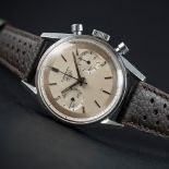 A VERY RARE GENTLEMAN'S STAINLESS STEEL HEUER CARRERA CHRONOGRAPH WRIST WATCH CIRCA 1960s, REF.