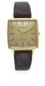 A GENTLEMAN'S 18K SOLID GOLD VACHERON & CONSTANTIN AUTOMATIC WRIST WATCH CIRCA 1970s, REF. 7614 WITH