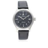 A GENTLEMAN'S STAINLESS STEEL IWC MARK XII WRIST WATCH DATED 1999, REF. 3241-002 WITH BOX & PAPERS