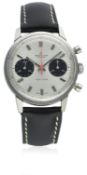 A RARE GENTLEMAN'S STAINLESS STEEL BREITLING TOP TIME CHRONOGRAPH WRIST WATCH CIRCA 1960s, REF. 2002