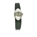 A LADIES 18K SOLID WHITE GOLD ROLEX PRECISION "CHAMELEON" WRIST WATCH CIRCA 1960s, REF. 2002 WITH