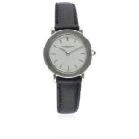 A LADIES 18K SOLID WHITE GOLD AUDEMARS PIGUET WRIST WATCH CIRCA 1960s WITH ORIGINAL BOX D: Silver