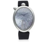 A FINE LADIES STAINLESS STEEL BREGUET REINE DE NAPLES AUTOMATIC WRIST WATCH DATED 2014, REF. 98967ST