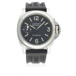 A GENTLEMAN'S STAINLESS STEEL PANERAI LUMINOR MARINA WRIST WATCH CIRCA 2004, C SERIES LIMITED TO