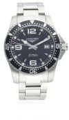 A GENTLEMAN'S STAINLESS STEEL LONGINES HYDRO CONQUEST AUTOMATIC DIVERS BRACELET WATCH DATED 2011,