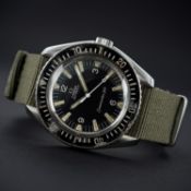 A GENTLEMAN'S STAINLESS STEEL OMEGA SEAMASTER 300 AUTOMATIC WRIST WATCH CIRCA 1966, REF. 165.024