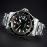 A RARE GENTLEMAN'S STAINLESS STEEL ROLEX TUDOR PRINCE OYSTERDATE "SNOWFLAKE" SUBMARINER BRACELET