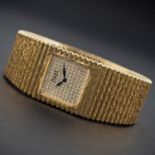 A FINE GENTLEMAN'S SIZE 18K SOLID GOLD PIAGET EMPERADOR QUARTZ BRACELET WATCH CIRCA 1980s, REF.