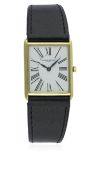 A GENTLEMAN'S 18K SOLID GOLD VACHERON CONSTANTIN RECTANGULAR WRIST WATCH CIRCA 1970s WITH VC POUCH