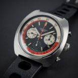 A RARE GENTLEMAN'S STAINLESS STEEL LONGINES DIVERS CHRONOGRAPH WRIST WATCH CIRCA 1969, REF. 8226-3