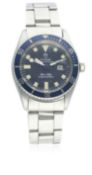 A RARE LADIES STAINLESS STEEL ROLEX TUDOR PRINCE OYSTERDATE SUBMARINER BRACELET WATCH CIRCA 1978,