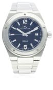 A GENTLEMAN'S STAINLESS STEEL IWC INGENIEUR BRACELET WATCH CIRCA 2007, REF. 3227-01 WITH IWC BOX