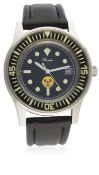 A GENTLEMAN'S STAINLESS STEEL PRECISTA PRS-50 DIVERS WRIST WATCH DATED 2007, NO. 50 OF 50 PIECES