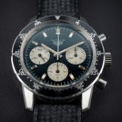 A RARE GENTLEMAN'S STAINLESS STEEL HEUER AUTAVIA CHRONOGRAPH WRIST WATCH CIRCA 1970, REF. 2446C D: