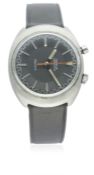 A GENTLEMAN'S STAINLESS STEEL OMEGA CHRONOSTOP DRIVERS WRIST WATCH CIRCA 1967, REF. 145.009 WITH