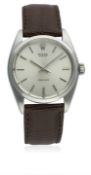 A GENTLEMAN'S STAINLESS STEEL ROLEX OYSTER PRECISION WRIST WATCH CIRCA 1971, REF. 6426 D: Silver