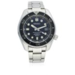 A GENTLEMAN'S STAINLESS STEEL SEIKO MARINEMASTER AUTOMATIC DIVERS BRACELET WATCH DATED 2014, REF.