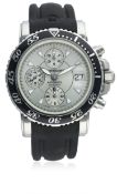 A GENTLEMAN'S STAINLESS STEEL MONTBLANC MEISTERSTUCK AUTOMATIC CHRONOGRAPH WRIST WATCH CIRCA 2005,