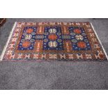 Blue ground rug with blues,