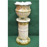 Victorian jardiniere and stand,