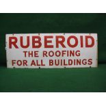Enamel sign for Ruberoid, The Roofing For All Buildings,