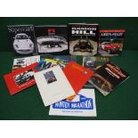 Quantity of Motor Racing and Classic Car books and brochures including the 1988 Pirelli Classic