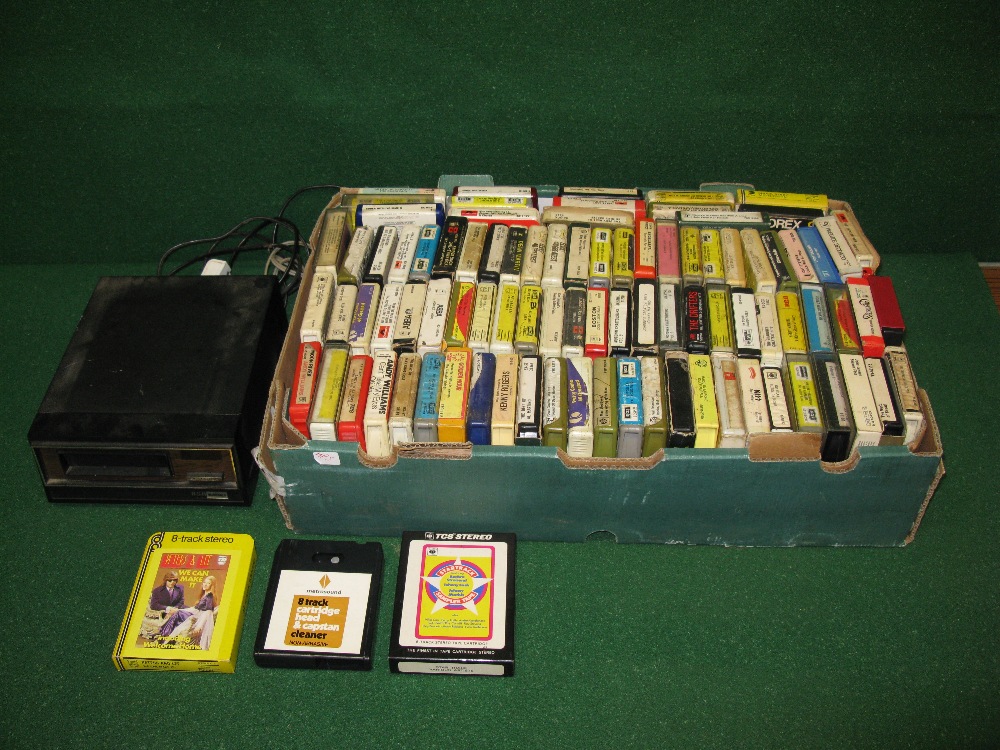 Approx ninety 8-track stereo cassettes of popular music from Andy Williams,