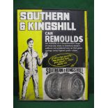 1960's hardboard advertisement for Southern & Kingshill Crossply Remould's who were based in