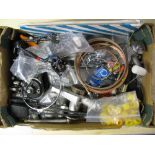 Box of assorted parts for 1970's British Leyland cars